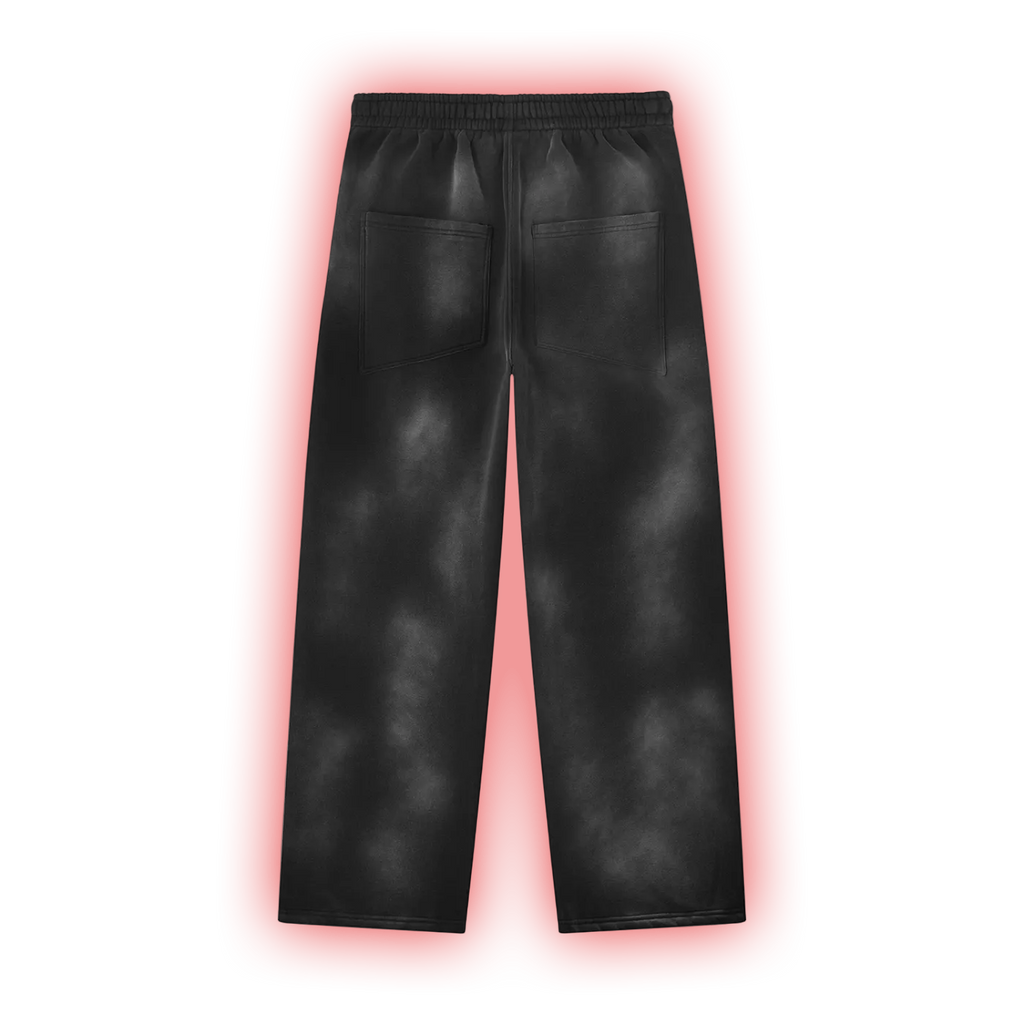 FRGN Ninja Clan Of Fire Wide-Leg Sunfade Sweatpants