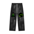 FRGN NInjas Reptile Throne Wide Leg Sunfade Sweatpants