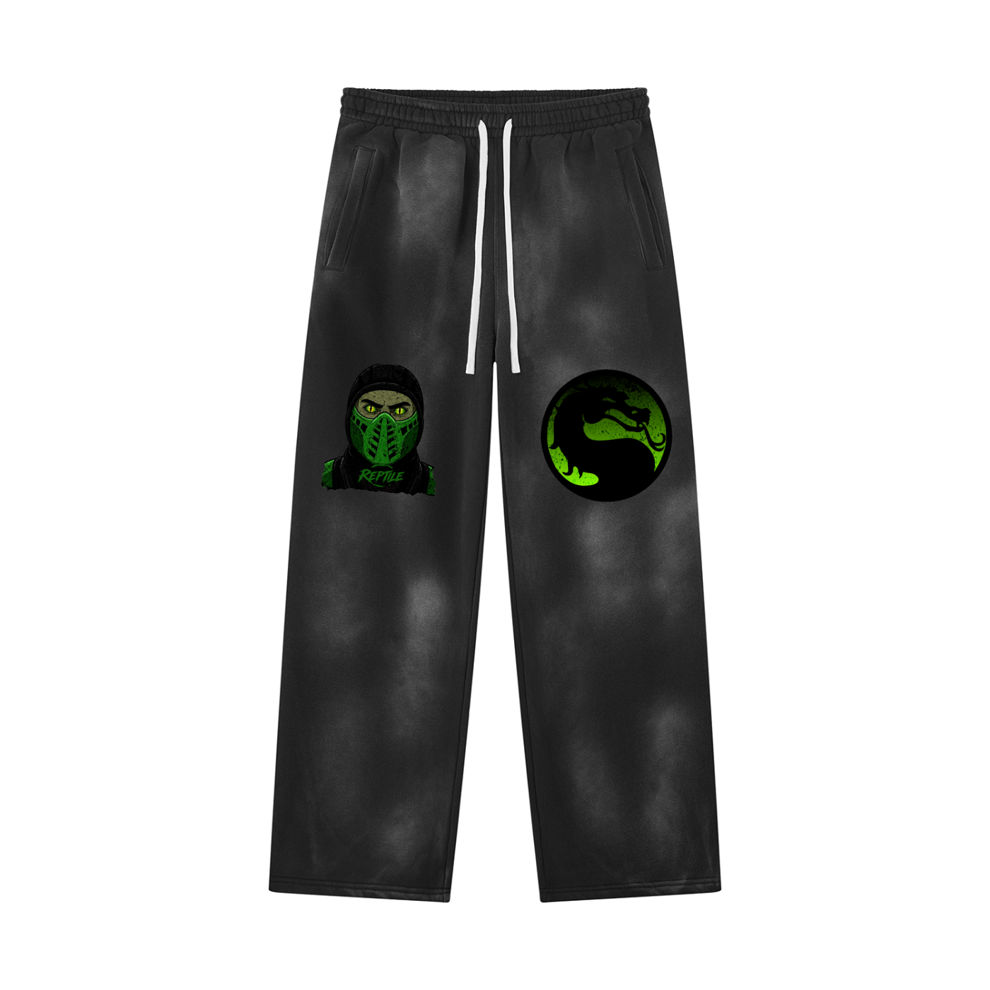 FRGN NInjas Reptile Throne Wide Leg Sunfade Sweatpants