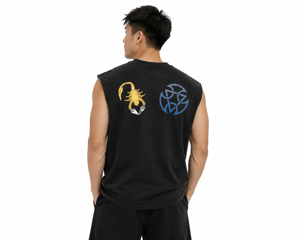 FRGN Ninjas Twin Shadows Cut-Off Tee