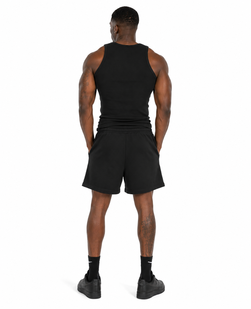 Twin Shadow Raw Edge Shorts