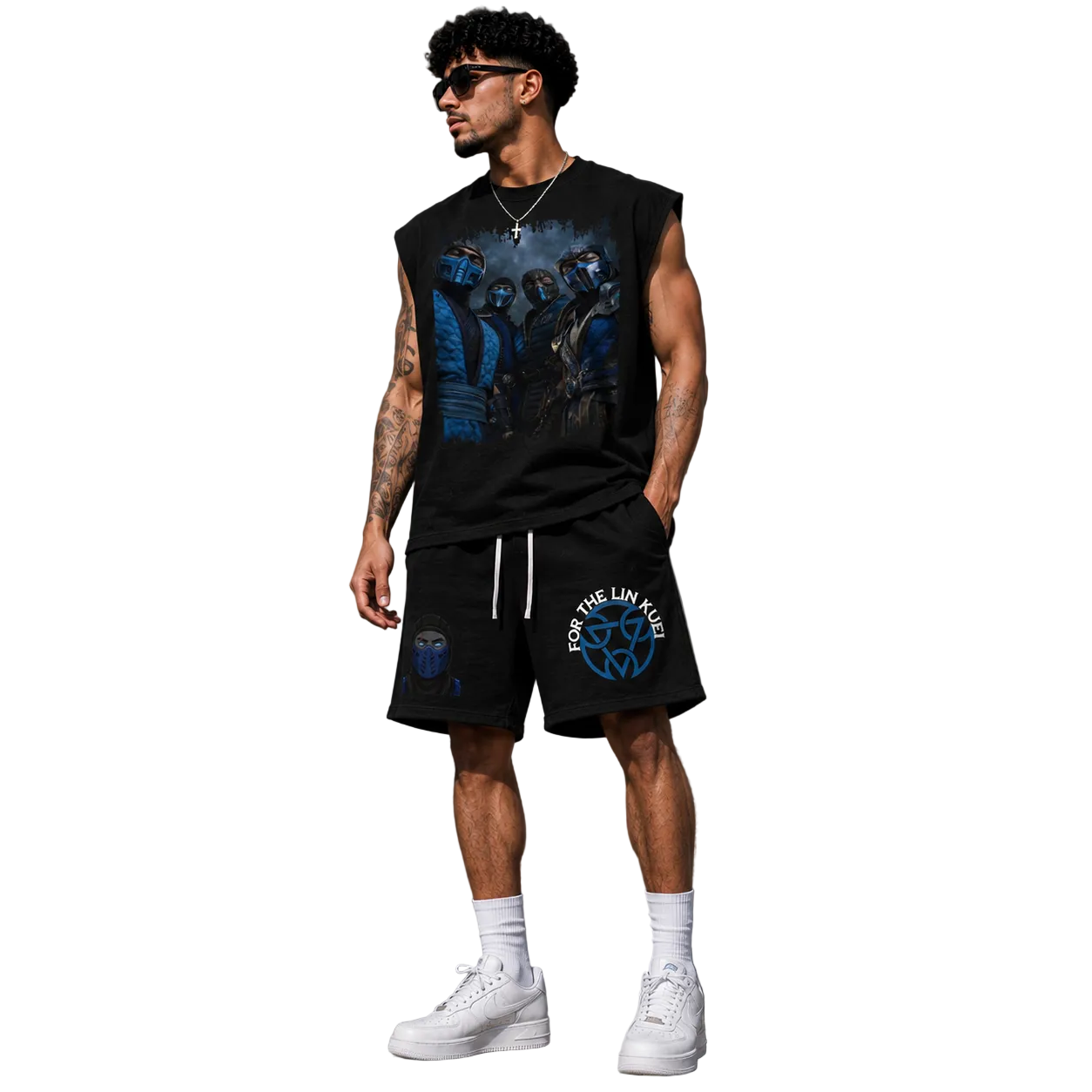 Lin Kuei Legacy French Terry Boxy Tank Top