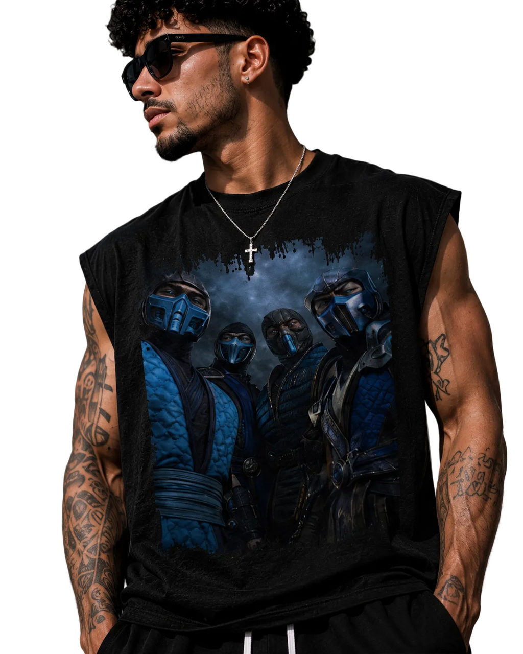 Lin Kuei Legacy French Terry Boxy Tank Top