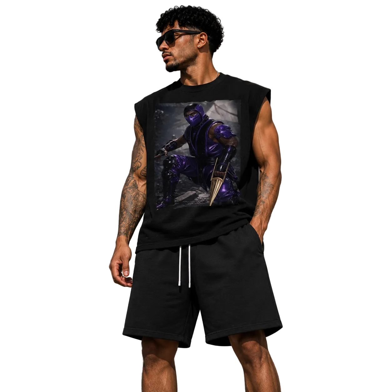 FRGN Ninjas Frozen Oath Boxy Tank Top
