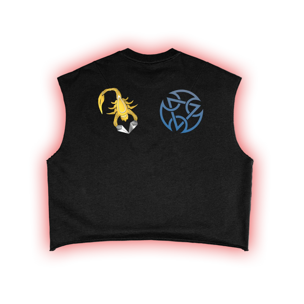 FRGN Ninjas Twin Shadows Cut-Off Tee