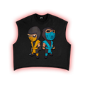FRGN Ninjas Twin Shadows Cut-Off Tee