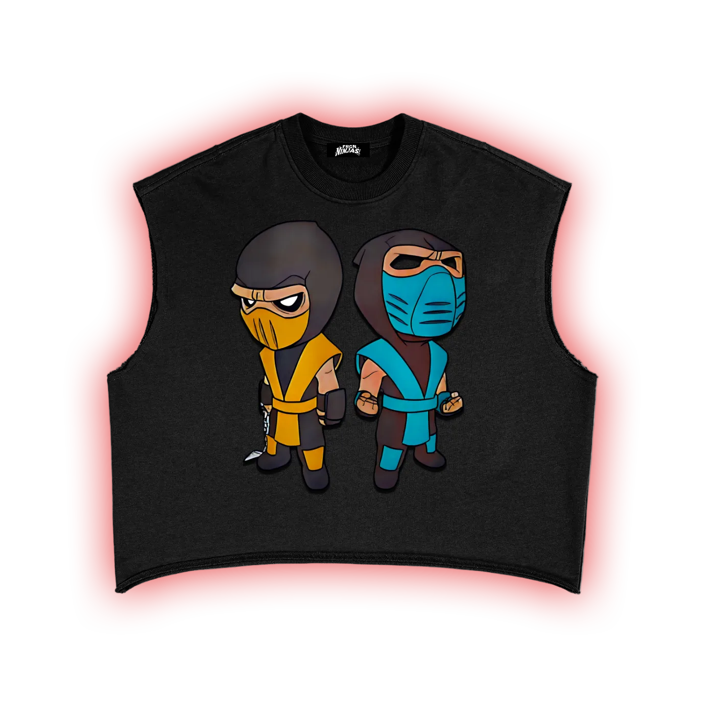 FRGN Ninjas Twin Shadows Cut-Off Tee