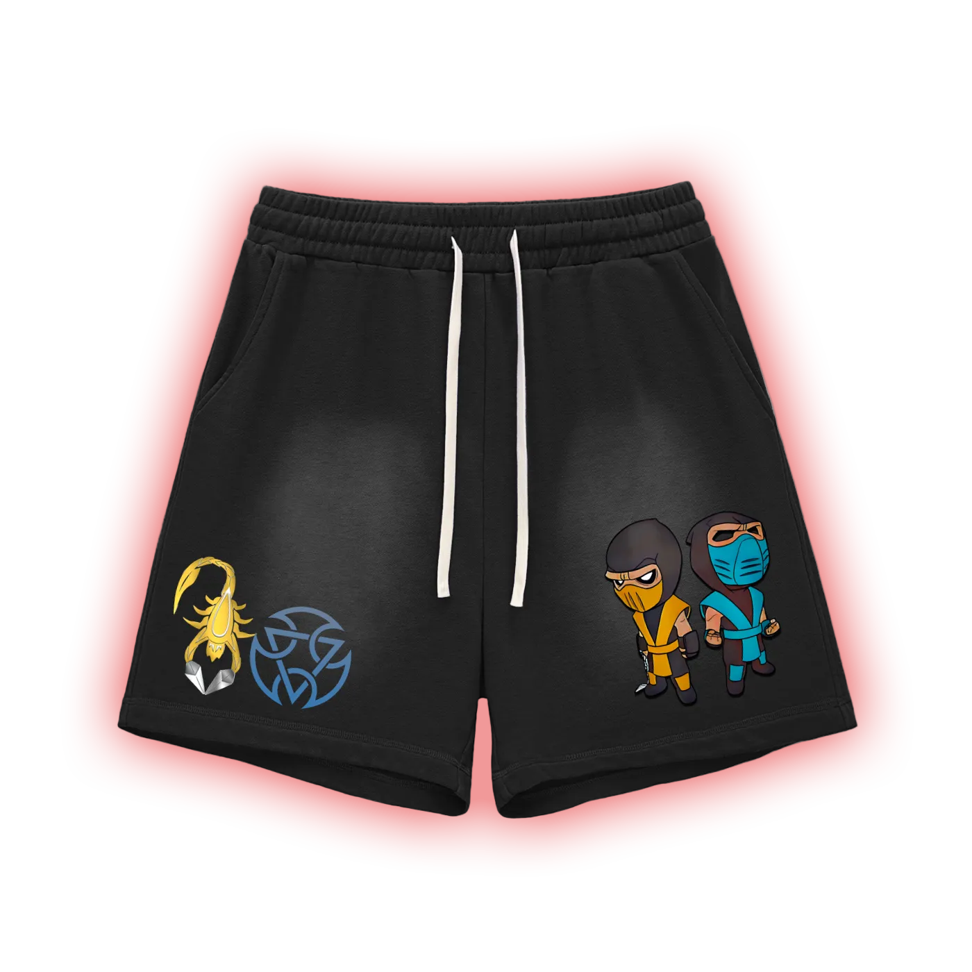 Twin Shadow Raw Edge Shorts